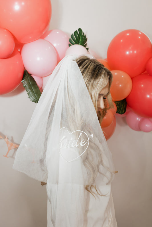 Bride Veil - Bachelorette Decor