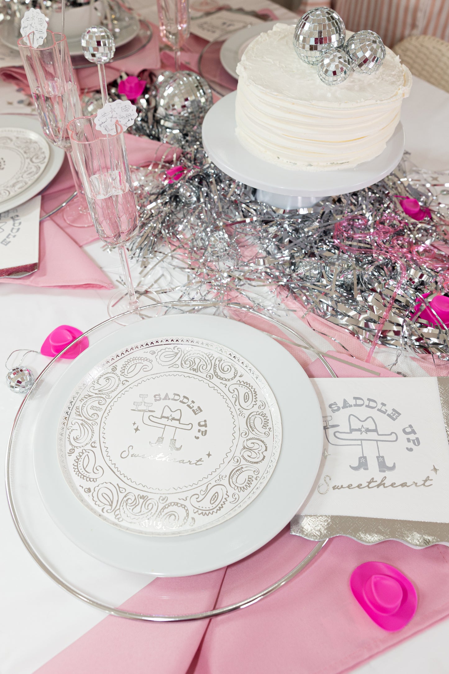 Western Party Plates - Bachelorette Decor