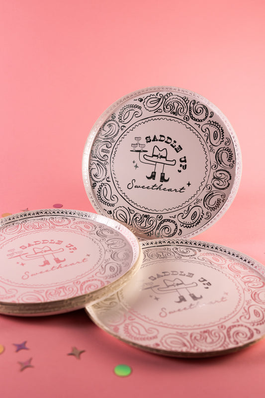 Western Party Plates - Bachelorette Decor