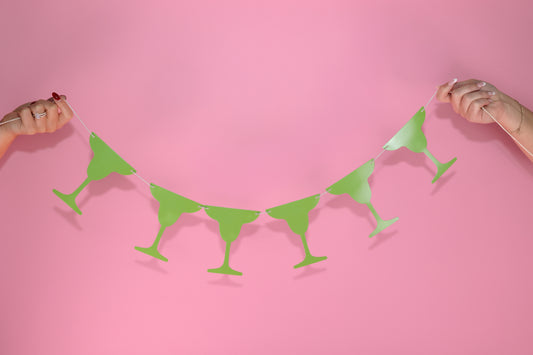 Green Margarita Banner - Bachelorette Decor