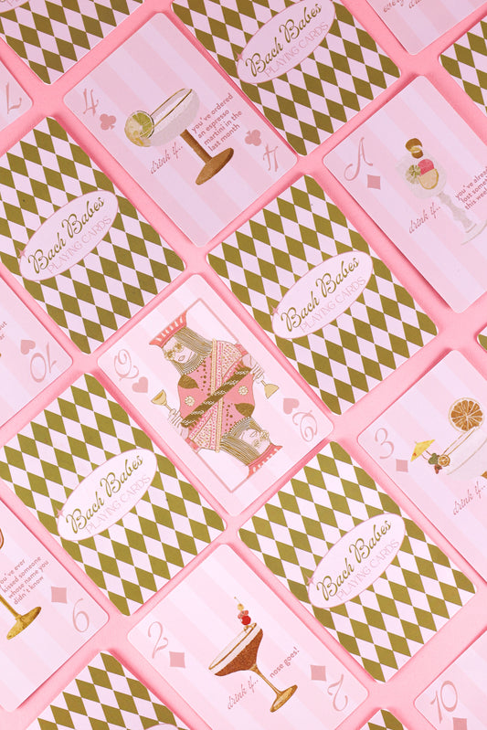 Girly Playing Cards - Bachelorette Decor