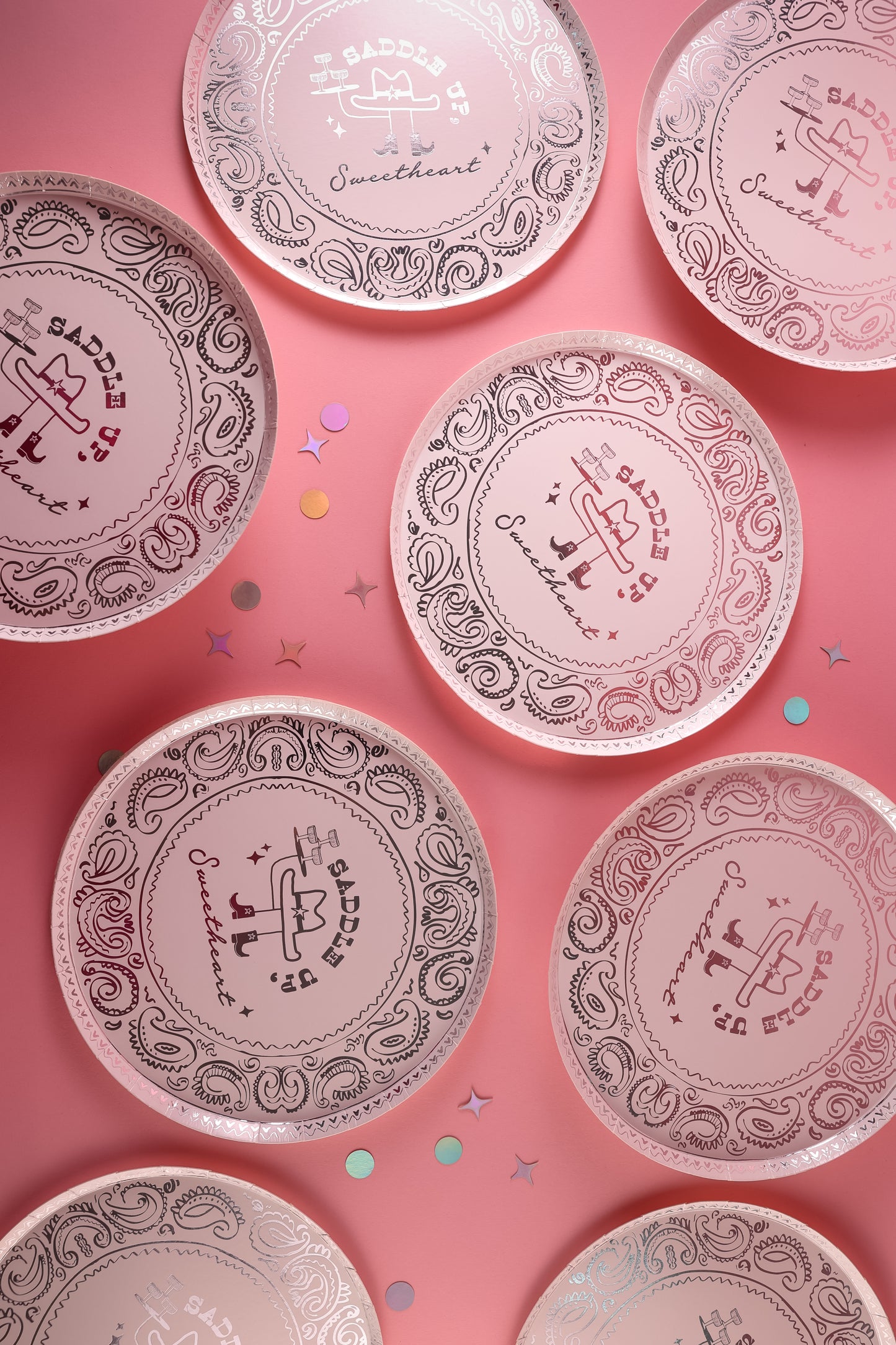 Western Party Plates - Bachelorette Decor