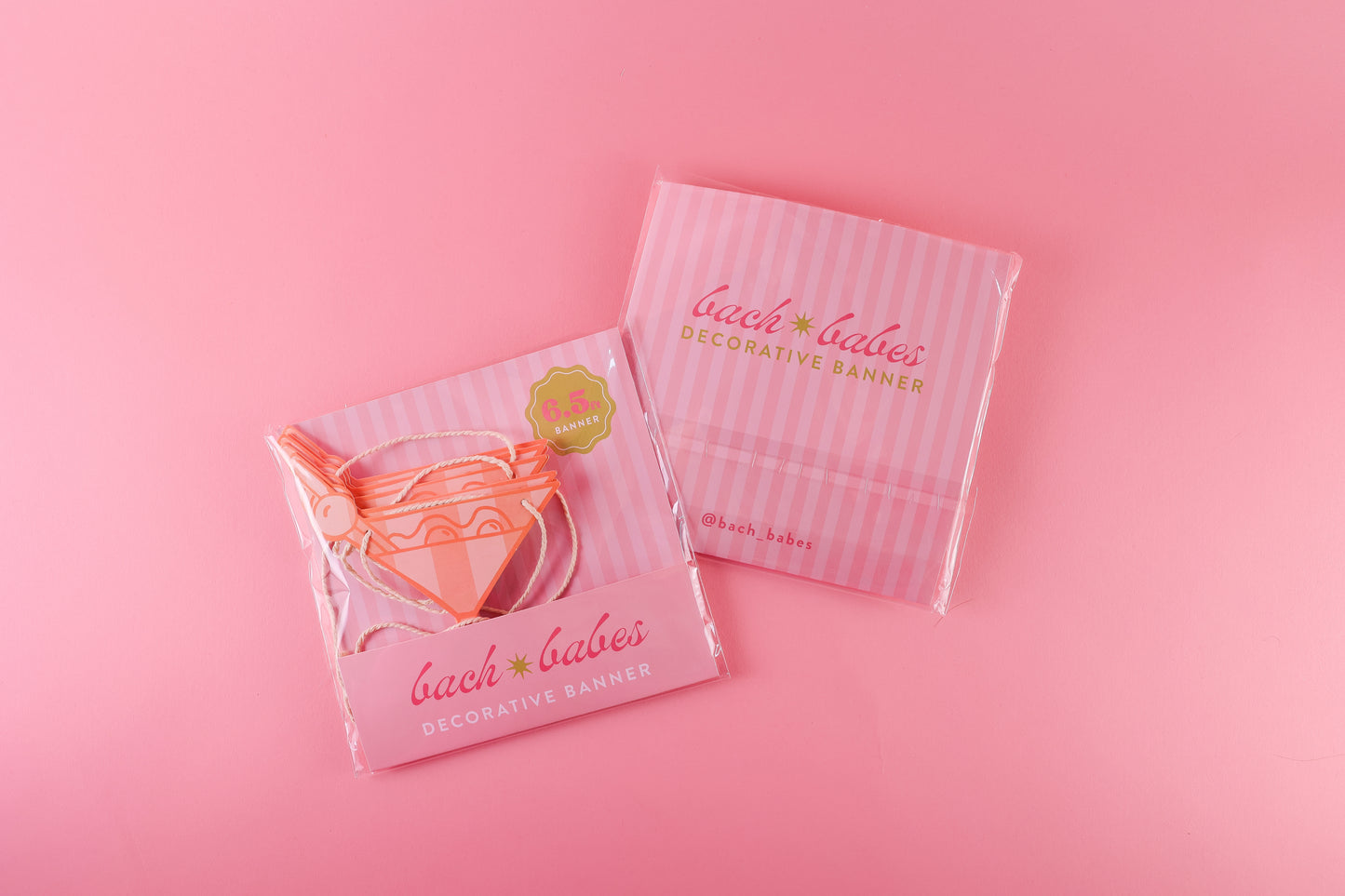 Pink and Orange Cocktail Banner - Bachelorette Decor