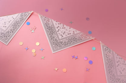 Western Bandanna Banner - Bachelorette Decor