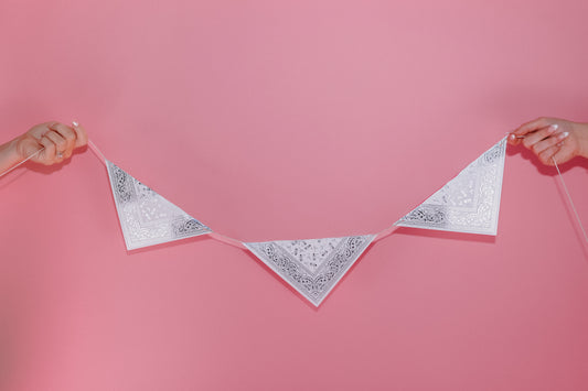 Western Bandanna Banner - Bachelorette Decor